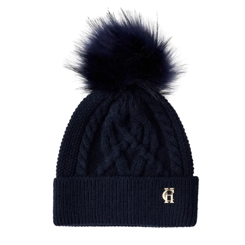 Holland Cooper Cortina Bobble Hat - Ink Navy